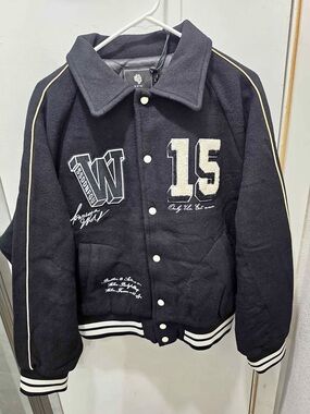 NWT Darc Sport WOLVES Letterman Jacket